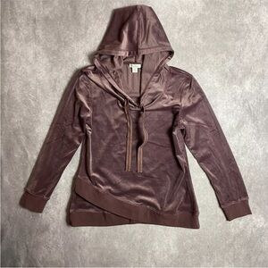 Sundance Brown Hooded Sweatshirt Relaxed Fit